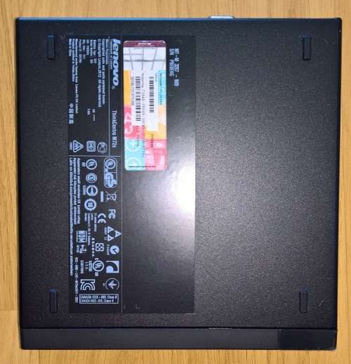 ThinkCentre M72e Tiny Desktop ] CORE i3 @2.8Ghz ] 320Gb Hdd ] 4Gb Ram ]