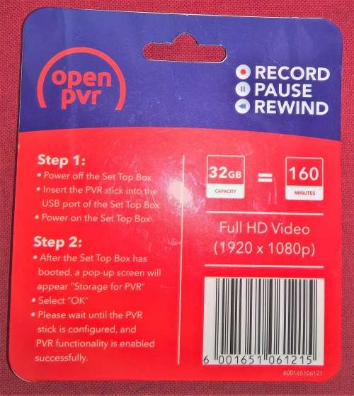 32GB Open PVR USB Stick