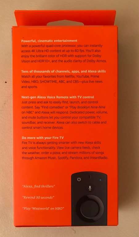 Amazon Fire Tv 4k Stick With Alexa Voice Remote (Streaming Media Player)