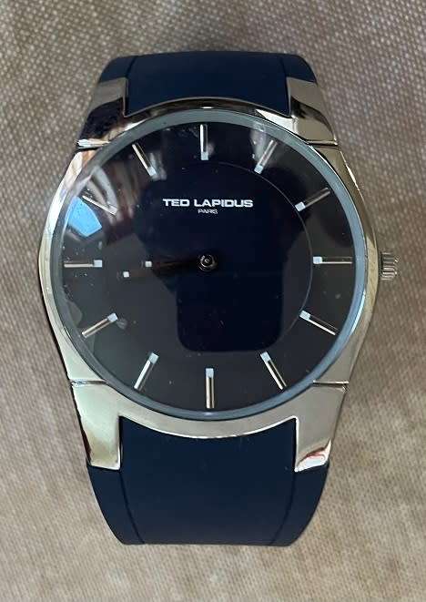 Ted Lapidus T14-4164L Men's Timepiece Rubber Strap  (NEW)