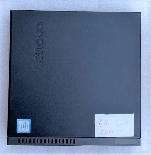 6TH Gen Lenovo Think Centre M710q Tiny Desktop, CORE i5-6400T @2.20Ghz, 500Gb HDD, 8GB Ram