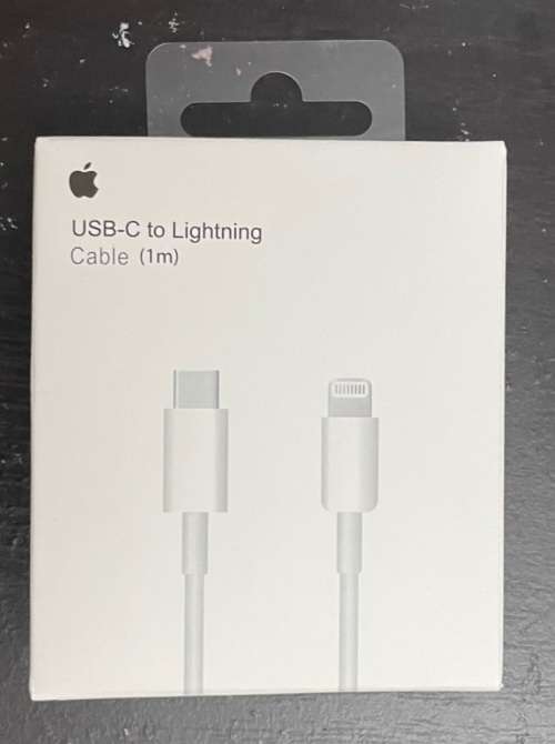 Apple Lightning To USB-C Charge Cable 1m White