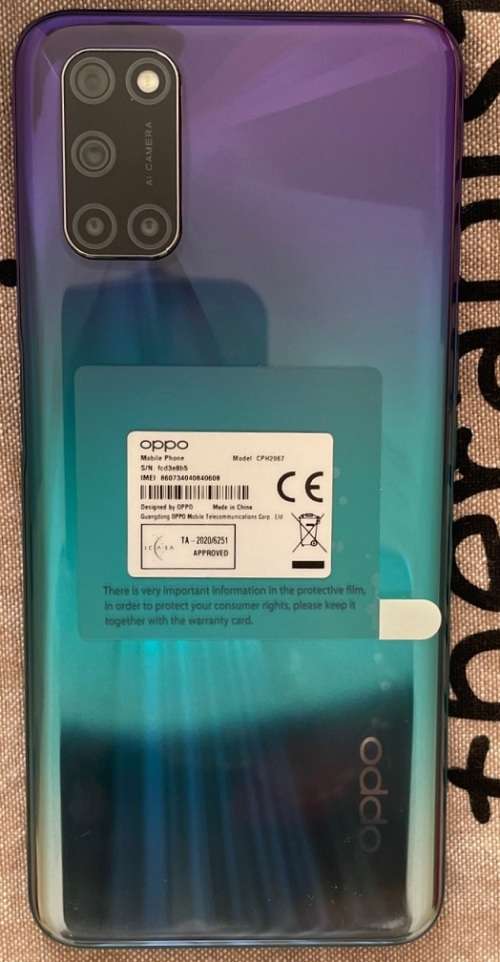 OPPO A72 4GB RAM + 128GB ROM ( BRAND NEW)