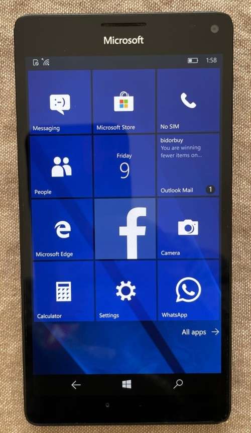 Microsoft Lumia 950 XL 32Gb 3Gb Ram { Includes Battery And Back Cover }