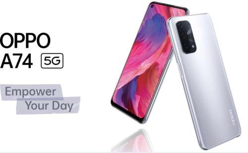 OPPO A74 5G 6GB RAM + 128GB ROM 48MP AI Quad Camera -  Fluid Black Single Sim Brand New Sealed