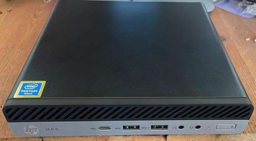 8th Gen HP MP9 G4 Intel Pentium Gold-G5400T CPU @ 3.10GHz, 8Gb Ram 1TB HDD Inbuilt Bluetooth / Wi-Fi