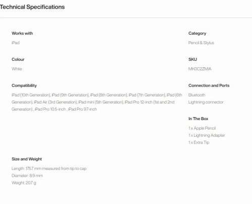 Apple Pencil (1st Generation) Genuine BRAND NEW SEALED