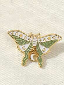 Moon Moth Enamel Pin