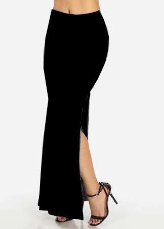 Pack of 2 side slit maxi skirts R169