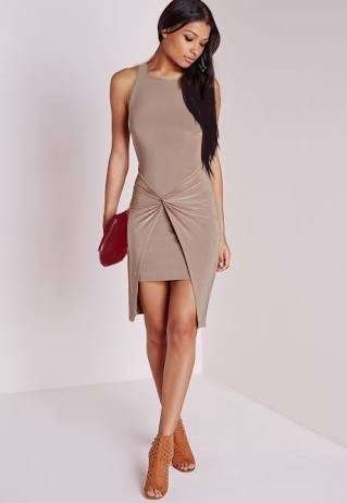 Sexy Knot Front Dress. Wear anywhere, work or play