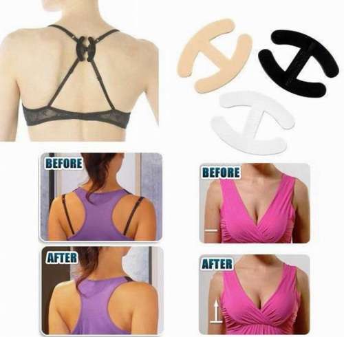 3  Versatile Bra Clips. Turns a bra into T-back, low halter, FREE SHIPING If U BUY WITH OUR DRESSES!