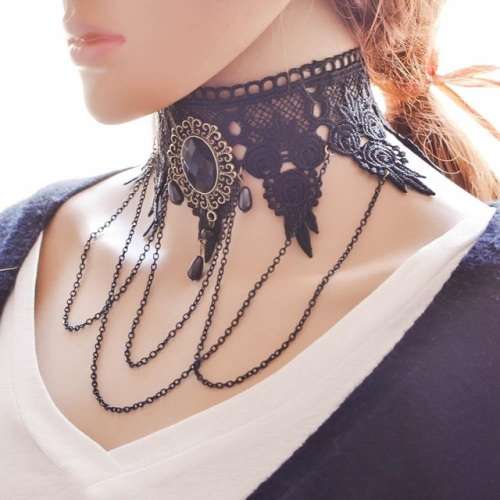 Outrageously stunning Gothic Steam Punk Choker. Great for matric farewell, prom, special occasion