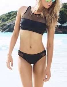 STUNNING MESH INSET BIKINI