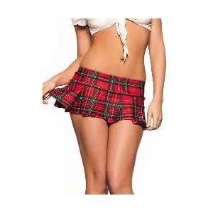 *NEW* PLAID HIGH FASHION TARTAN SKIRT. * SUPER SHORT *STUNNING!