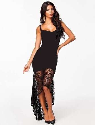 NEW! MAXI HI-LO LACE RUFFLE DRESS ONLY R199 HURRY! SPECIAL OCCASION, COCKTAIL, LUNCHEON, EVENING!