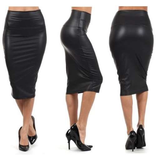 HOTTEST FASHION PU LEATHER PENCIL SKIRT. Imported please read listing