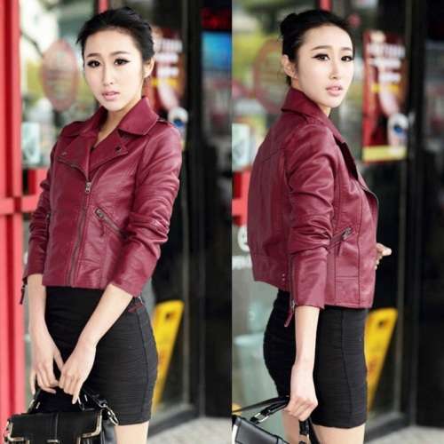 *NEW* SPECTACULAR  PU LEATHER JACKET. Imported please read listing