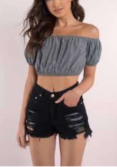 *NEW* JUST ARRIVED ROMANTIC CROPPED BOHO OFF SHOULDER TOP. Only R79. Hurry!