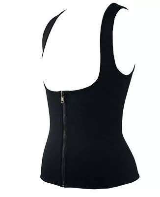 SHAPEWEAR SUPERIOR CONTROL ZIP FRONT VEST WAIST TRAINER.IMPORTED SIZES 28 to SIZE 38