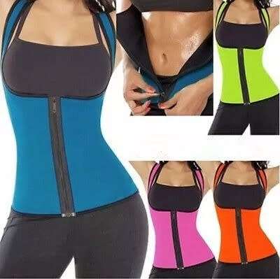 SHAPEWEAR SUPERIOR CONTROL ZIP FRONT VEST WAIST TRAINER.IMPORTED SIZES 28 to SIZE 38