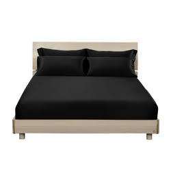 Bedding. Fitted Sheet+ 2 pillow cases. Double, queen and king. White, black, stone, cream and grey