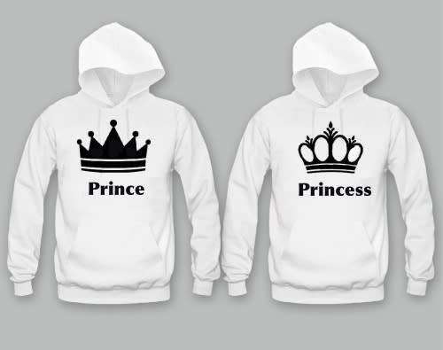 FUN, WARM, AND PRACTICAL. PRINCE AND HIS PRINCESS TRACK TOPS. 2 for R499