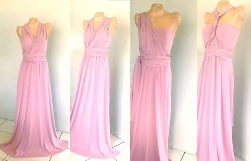 INFINITY DRESS.LONG LENGHT INFINITY DRESS/BRIDESMAID DRESS/SLIMLINE SKIRT. 60 colours