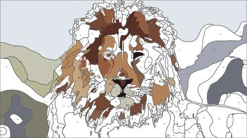 DIY PAINT BY NUMBERS. CANVAS KIT