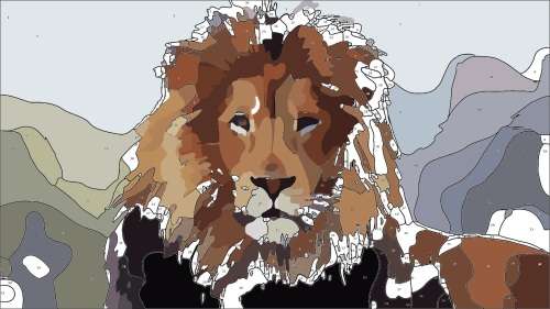 DIY PAINT BY NUMBERS. CANVAS KIT