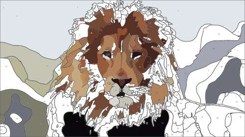 DIY PAINT BY NUMBERS. CANVAS KIT