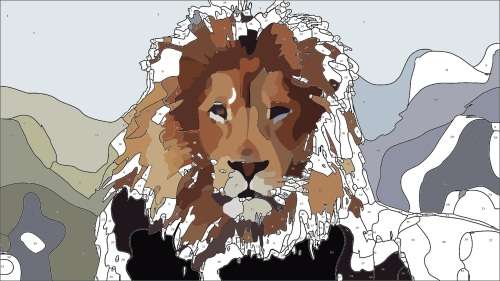 DIY PAINT BY NUMBERS. CANVAS KIT