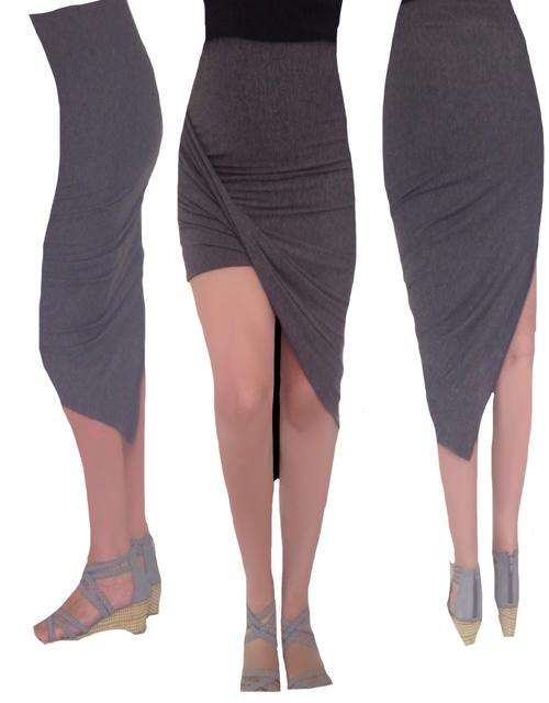 SUPER SEXY HI-LO AZ DRAPED SKIRT: SUMMER'S HOTTEST LOOK
