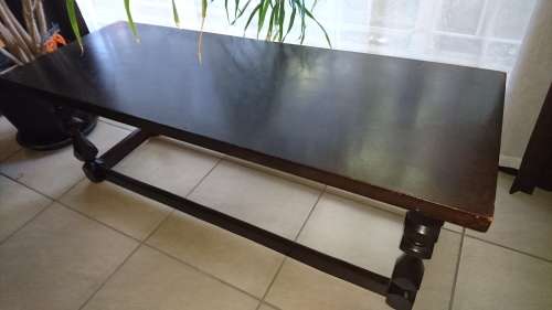Solid wood coffee table