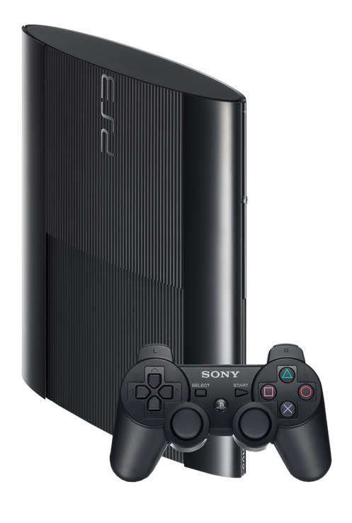 PS3 SUPER SLIM 12GB WITH 1CONTROLER AND CABLES