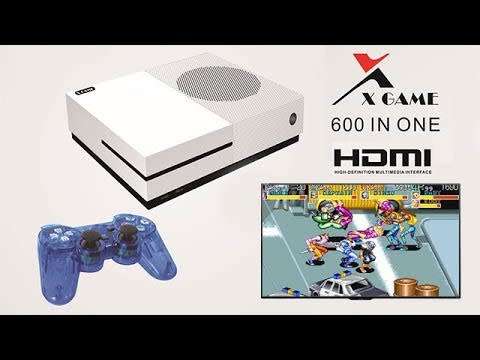 X GAME CONSOLE 600 GAMES (RETRO GAMEING) 2XCONTROLLER !!! XMAS DEAL