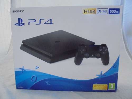 PS4 SLIM CONSOLE 500GB HDD (+HDR) INCLUDING 1X CONTROLLER CABLES !!! AMAZING DEALS!!