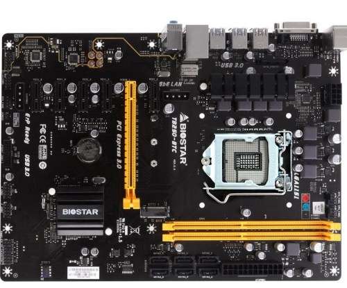 BIOSTAR TB250-BTC PRO-X6 PCI-E (MOTHERBOARD)-- R1 AUCTION DEALS!!