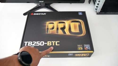 BIOSTAR TB250-BTC PRO-X6 PCI-E (MOTHERBOARD)-- R1 AUCTION DEALS!!