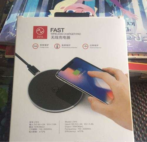 NEW FAST WIRELESS ZETA CHARGING PAD- 10WATT WIRELESS CHARGER ZW5 - GREAT DEALS!!