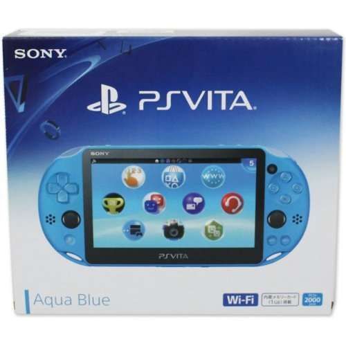 SONY PS VITA SLIM BLUE (WIFI) WITH ACCESSORIES!! GREAT DEAL!!