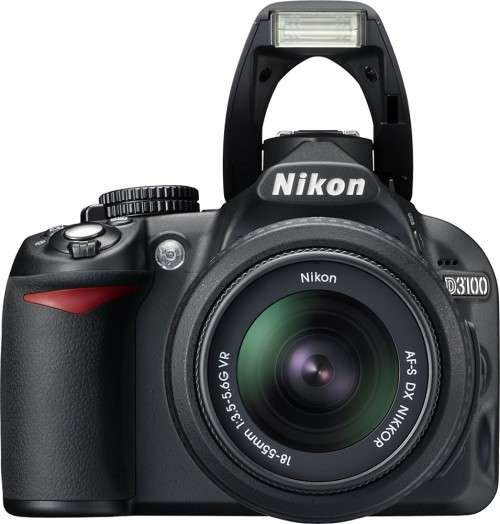 Nikon D3100 with the Nikon 18-55mm zoom lens + 4gb mcard + CAMERA bag_ GREAT DEAL!!