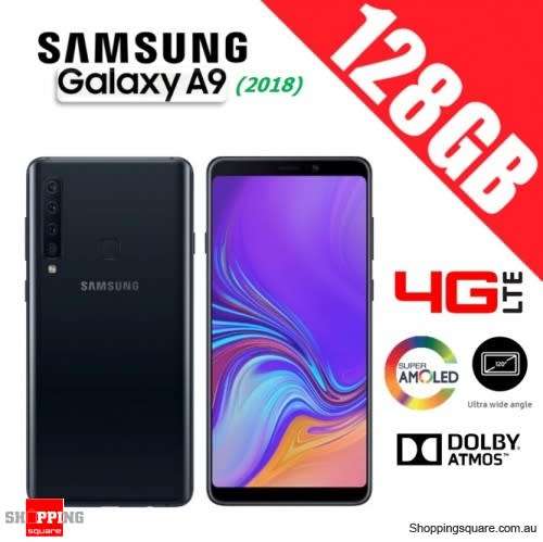 Samsung Galaxy A9 128GB LTE DUAL SIM (2018) QUAD CAMERA - BLACK (INCLUDING ACC)_ CRAZY SPECIAL!!!