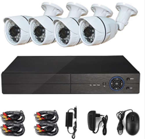 AHD CCTV Kit - 4 Channel CCTV DIY camera system  4  Cameras