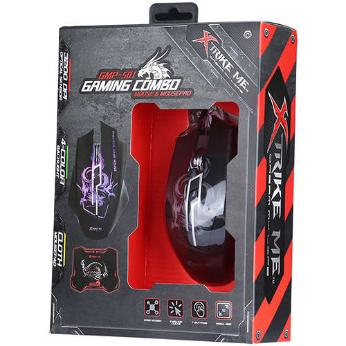 NEW XTRIKE ME GAMING MOUSE & MOUSEPAD GMP-501 - GREAT DEALS!!