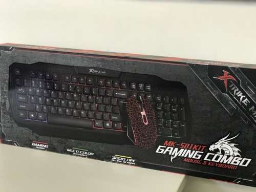 NEW XTRIKE ME MK-501 KIT RGB KEYBOARD AND MOUSE GAMING COMBO - GREAT DEALS!!