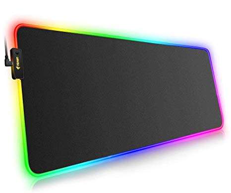 LED LIGHT GAMING MOUSE PAD LARGE (78CM X 30CM X 3MM) -PRO GAMING SERIESSPECIAL!!!