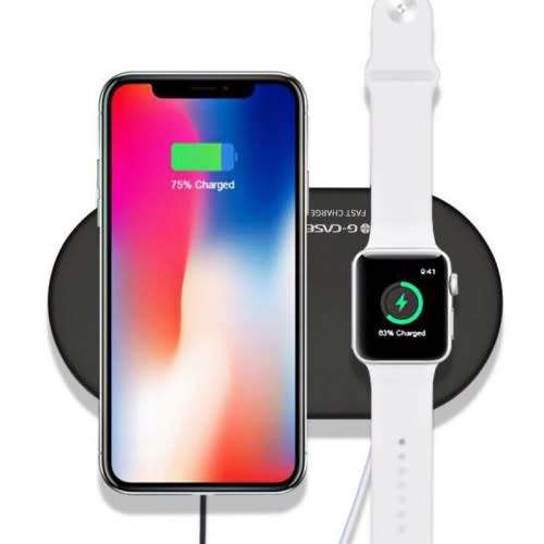 G-CASE WIRELESS 2 IN 1 IPHONE AND WATCH CHARGER  - SEALED  -GREAT SPECIAL!!!