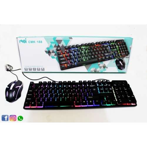 198i CMK-188 KEYBOARD AND MOUSE COMBO (GAME SERIES) - GREAT DEALS!!