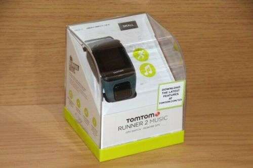 TOM TOM RUNNER 2 GPS WATCH (BLACK /BLUE) IN THE BOX - GREAT DEALS!!
