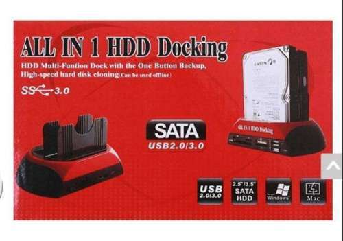 all in one dual hdd docking station (SATA/IDE) (SEALED)!!